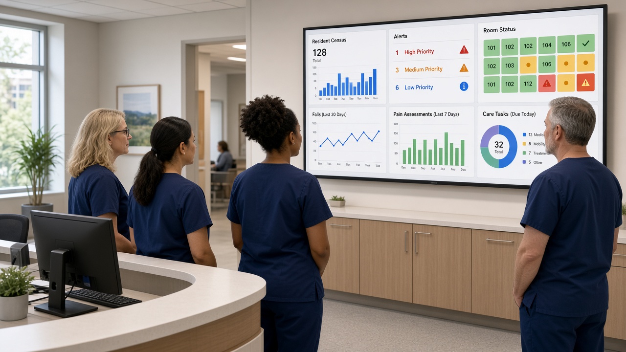 Shared View at the Nurses’ Station